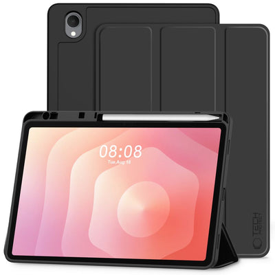 Husa Tech-protect Smartcase Pen pentru Samsung Galaxy Tab S11 11.0 X730 / X736 - Negru
