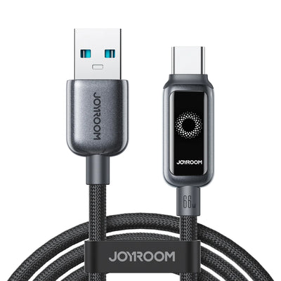 Cablu Joyroom S-a55 Starflight 66W Usb-a - Usb-c 1.2m - Negru