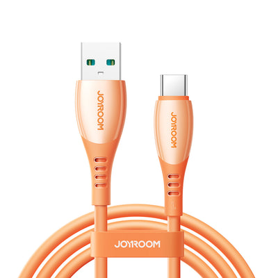 Cablu Joyroom S-a59 Vibrant Series 3A Usb-a - Usb-c 1.2m - Portocaliu