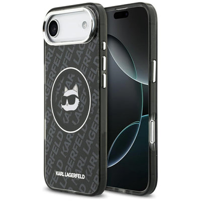 Husa Karl Lagerfeld IML Choupette Head Logo Magsafe iPhone Air - Negru