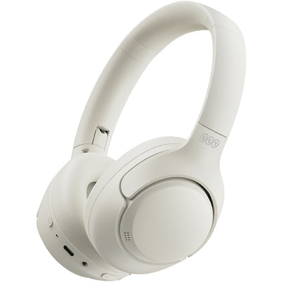 Casti QCY H3 Over-ear cu ANC Bluetooth 5.4 Hi-res Audio - Alb
