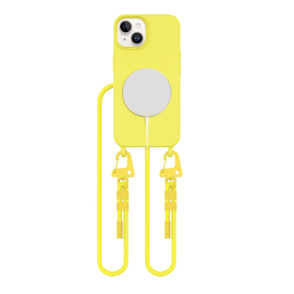 Husa Tech-protect Magnecklace Magsafe pentru iPhone 13 - Galben