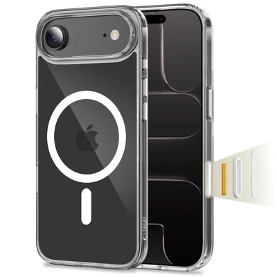 Husa Tech-protect Flexair Hybrid CC Magsafe pentru iPhone Air - Transparent