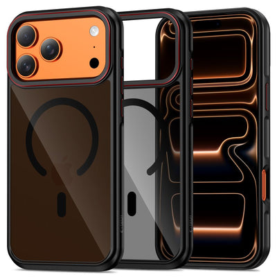 Husa Tech-protect Maghybrid Magsafe pentru iPhone 17 Pro - Negru And Rosu