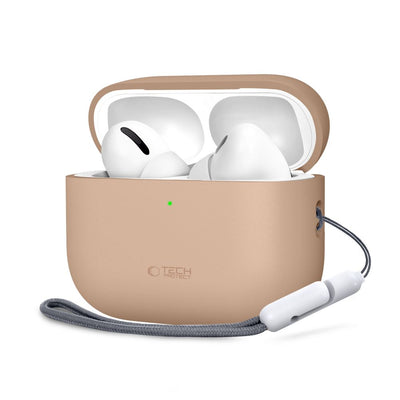 Husa Tech-protect Silicone pentru AirPods Pro 3 - Bej
