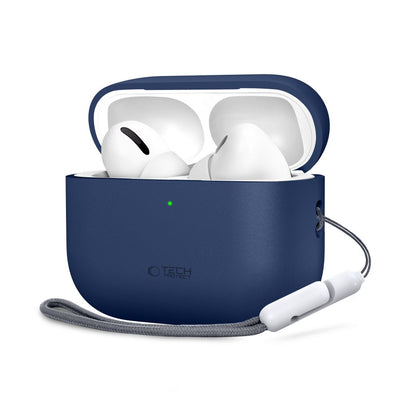 Husa Tech-protect Silicone pentru AirPods Pro 3 - Bleumarin