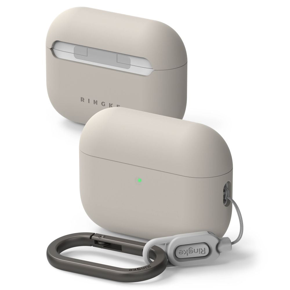Husa Ringke Silicone pentru AirPods Pro 3 - Bej