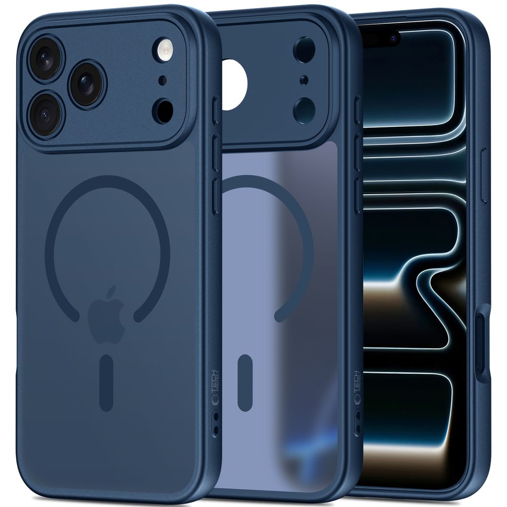 Husa Tech-protect Basicmag Magsafe pentru iPhone 17 Pro Max - Bleumarin