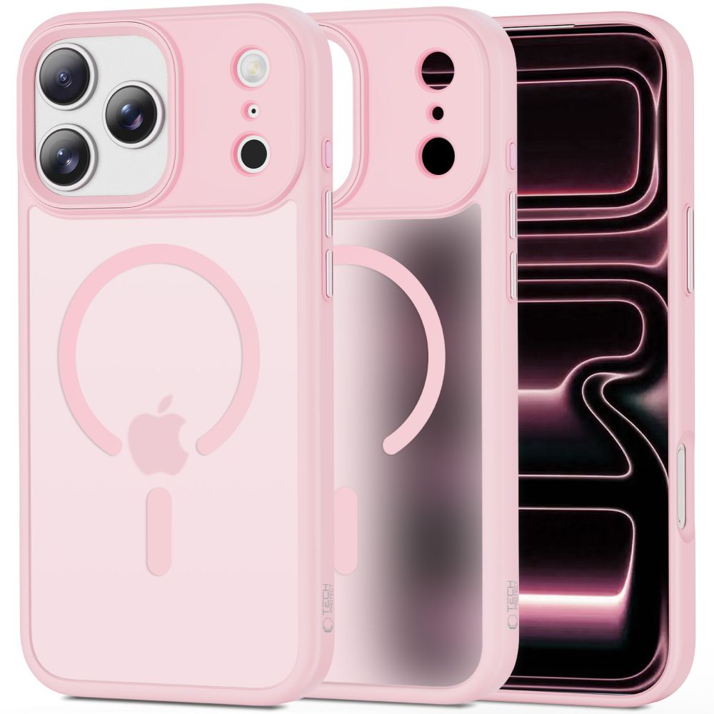 Husa Tech-protect Magmat Magsafe pentru iPhone 17 Pro Max - Roz