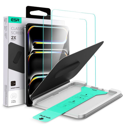 Folie ESR Ultrafit sticla 2-pack pentru iPad Pro 11” 5 / 6 / 2024-2025