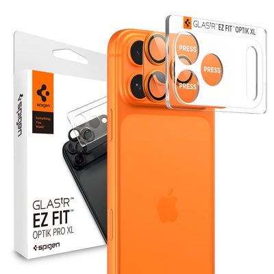 Folie Spigen Optik Pro XL Camera pentru iPhone 17 Pro - Portocaliu