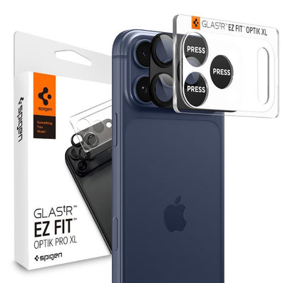 Folie Spigen Optik Pro XL Camera pentru iPhone 17 Pro Max - Negru