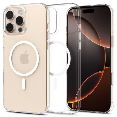 Husa Spigen Thin Fit Magsafe pentru iPhone 16 Pro Max - Transparent And Alb