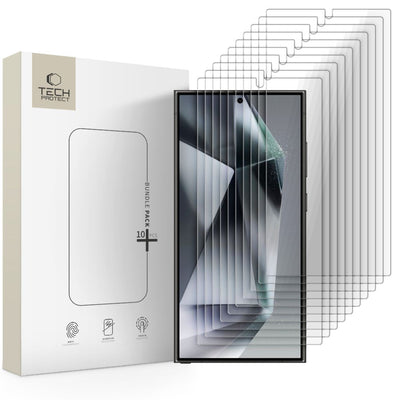 Folie Tech-protect sticla Bundle 10-pack pentru Samsung Galaxy S24