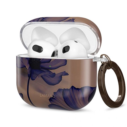 Husa Tech-protect Lamano pentru AirPods 4 - Maro And Mov