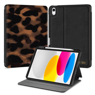 Husa Tech-protect Lamano pentru iPad 10.9” 10 / 2022 / 11” 11 / 2025 - Maro And Negru