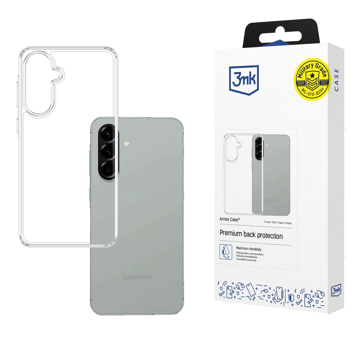Husa 3mk Armor pentru Samsung Galaxy A57 - Transparent