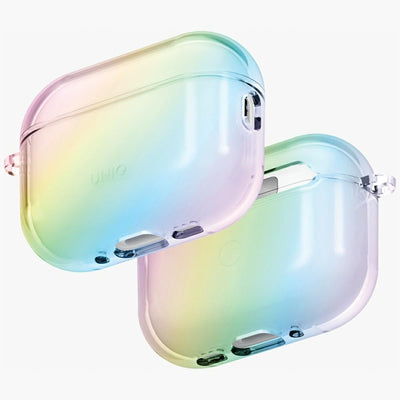 Husa Uniq Iridescia Hang pentru AirPods Pro 3 - Transparent Multicolor