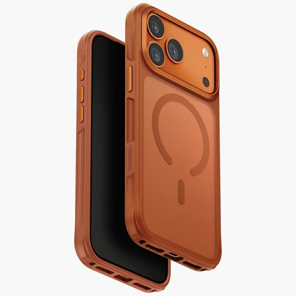 Husa Uniq Veren iPhone 17 Pro Max Magclick Charging - Portocaliu