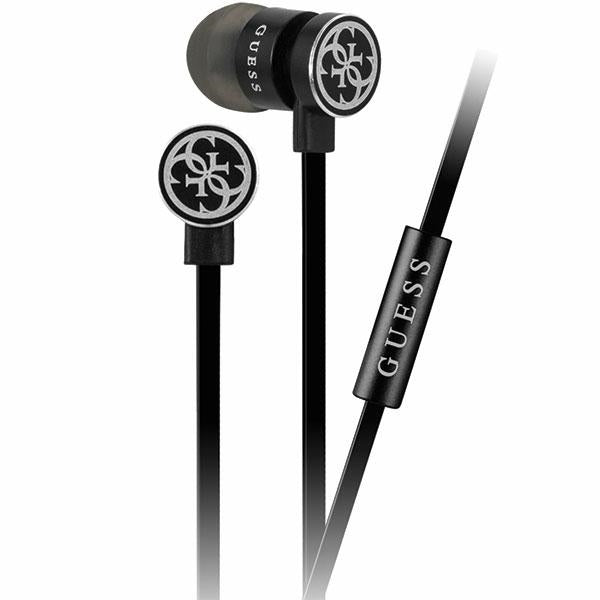 Casti Przewodowe Guess Guepwibk 3,5mm - Czarno-Argintiu