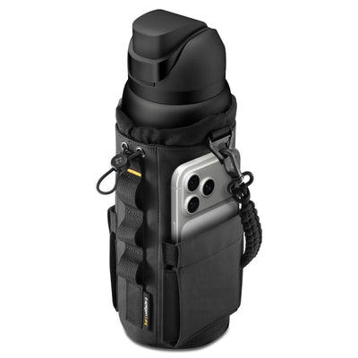 Suport Spigen Tumbler Bag Magnetic pentru Water Bottle, Phone, Keys - Negru