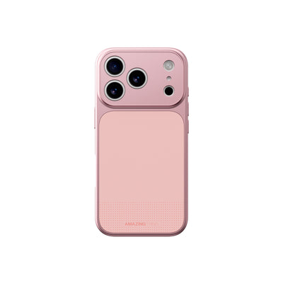 Husa Amazingthing Minimal Mag acoperire completa pentru iPhone 17 Pro Max - Roz
