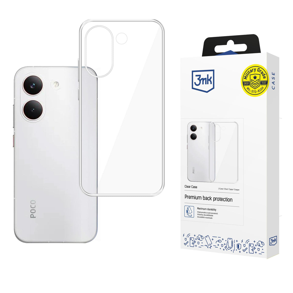Husa 3mk Transparent pentru Xiaomi Poco X8 Pro - Transparent