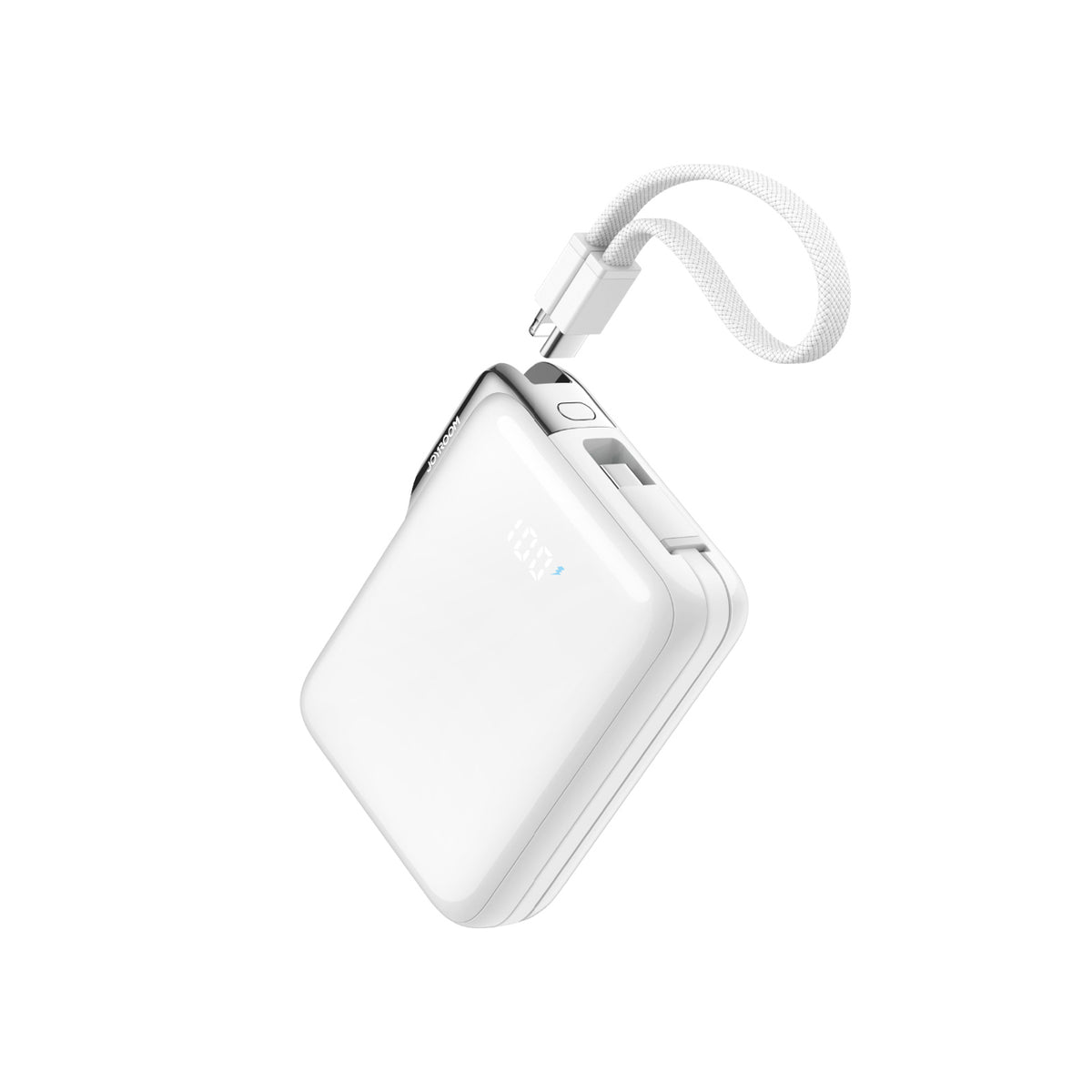 Cablu Joyroom Pro 10000mAh 30W Acumulator extern cu Built-in Usb-c And Additional Bidirectional Usb-c To Lightning - Alb