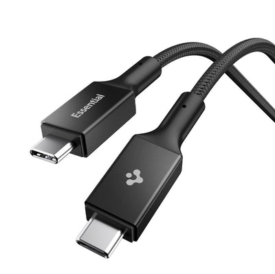 Cablu Spigen Essential Eb10015cc Usb-c / Usb-c 100W 150cm - Negru
