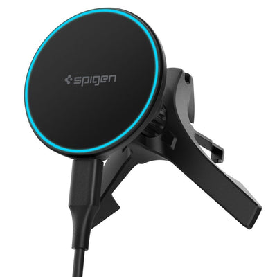 Suport Spigen Essential Qi2 Magsafe Car Air Vent - Negru