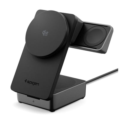 Incarcator wireless Spigen Essential Qi2.2 25W 3in1 Magsafe Magnetic - Negru