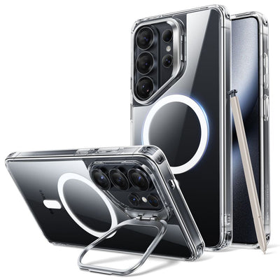 Husa ESR Classic Hybrid Kickstand Magsafe pentru Samsung Galaxy S26 Ultra - Transparent