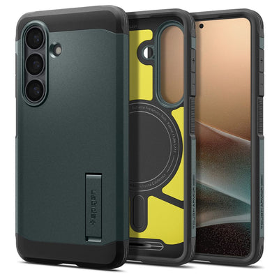Husa Spigen Tough Armor Mag Magsafe pentru Samsung Galaxy S26+ - Verde
