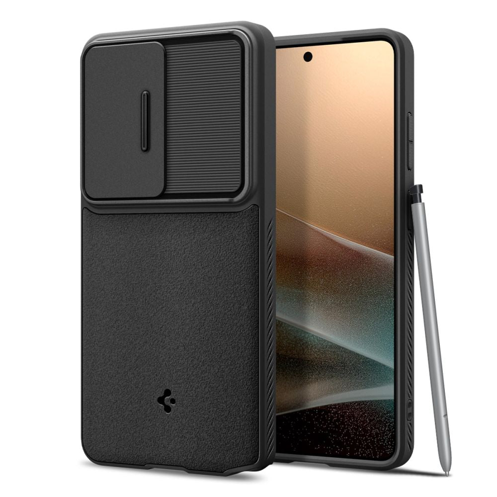 Husa Spigen Optik Armor pentru Samsung Galaxy S26 Ultra - Negru