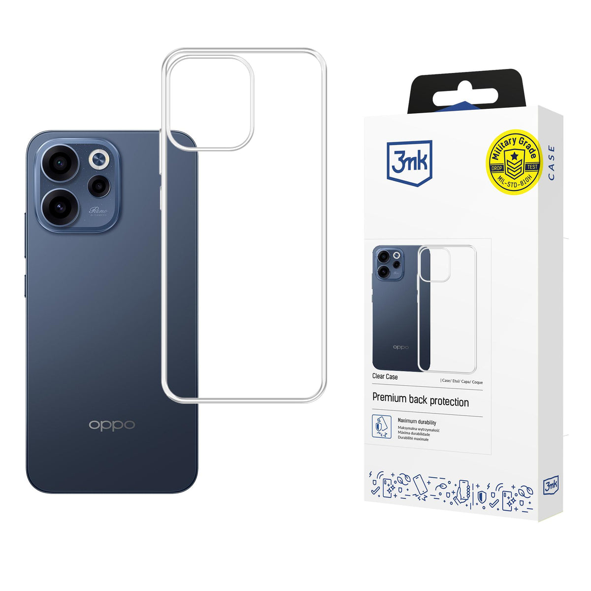 Husa 3mk Transparent pentru Oppo Reno 15 F 5G / Reno 15 FS 5G - Transparent
