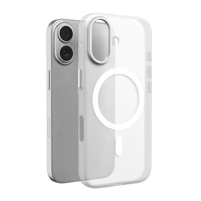 Husa Puro Lightfeel iPhone 17 Compatible cu Magsafe - Transparent And Alb