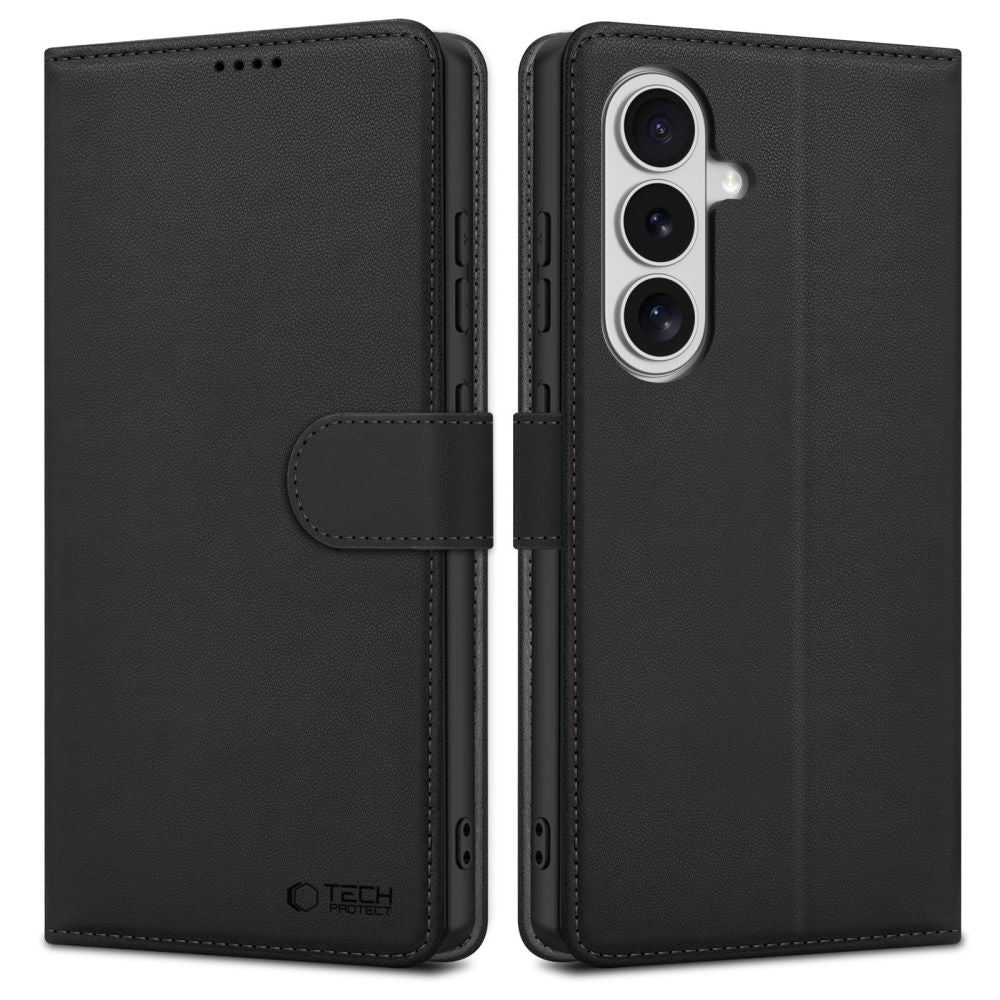 Husa Tech-protect Wallet pentru Samsung Galaxy S26+ - Negru