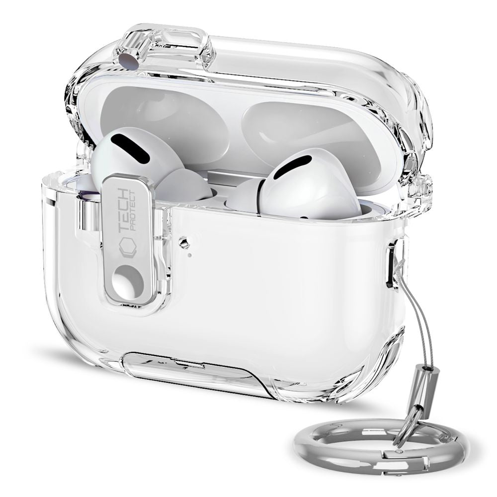 Husa Tech-protect Bounce Pro pentru AirPods Pro 3 - Transparent