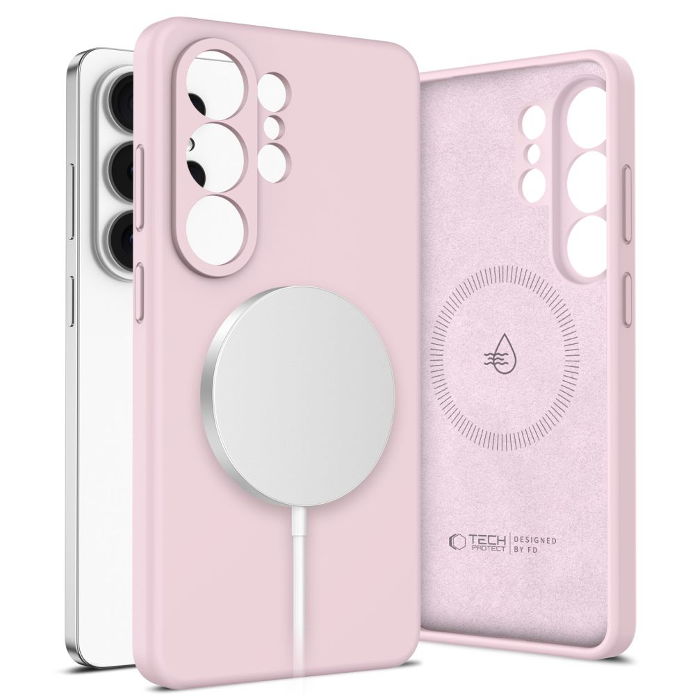 Husa Tech-protect Silicone Magsafe pentru Samsung Galaxy S26 Ultra - Roz