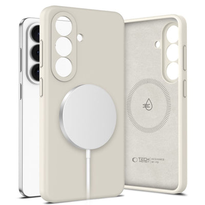 Husa Tech-protect Silicone Magsafe pentru Samsung Galaxy S26+ - Bej