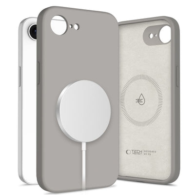 Husa Tech-protect Silicone Magsafe pentru iPhone 16e / 17e - Gri