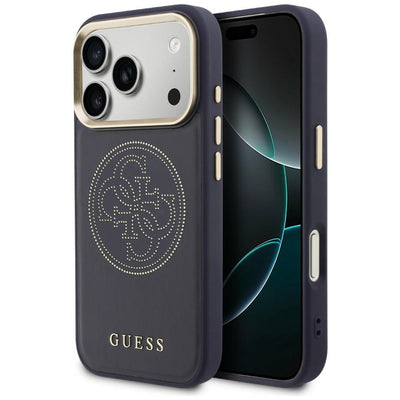 Husa Guess Perforated 4G Magsafe pentru iPhone 17 Pro Max - Albastru