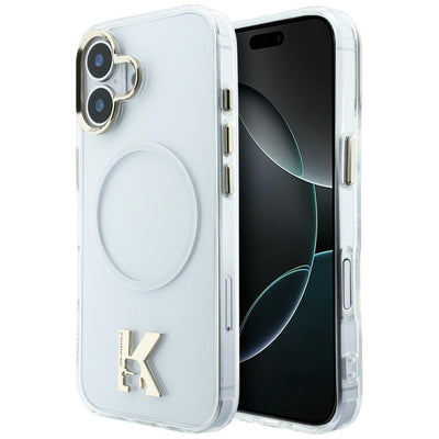 Husa Karl Lagerfeld IML K Head Logo Magsafe pentru iPhone 17 - Transparent