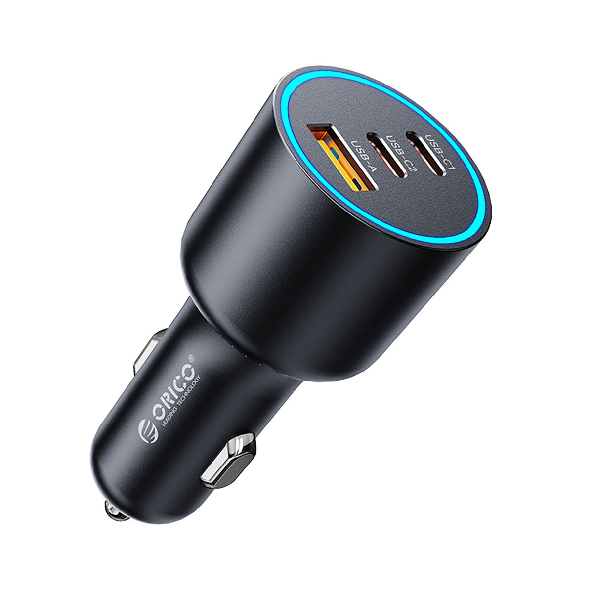 Incarcator auto Orico Hyperdrive 165W Usb-a + 2x Usb-c - Negru