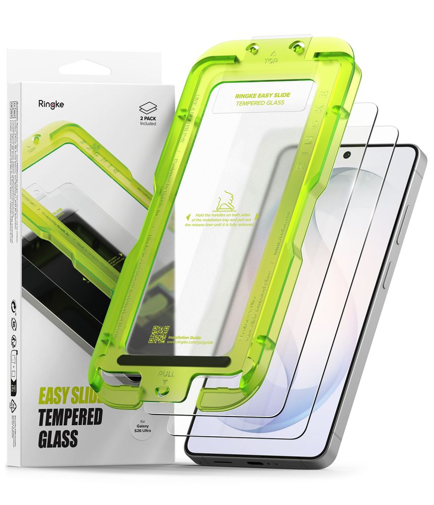Folie Ringke Easy Slide 2-Pack sticla pentru Samsung Galaxy S26 Ultra