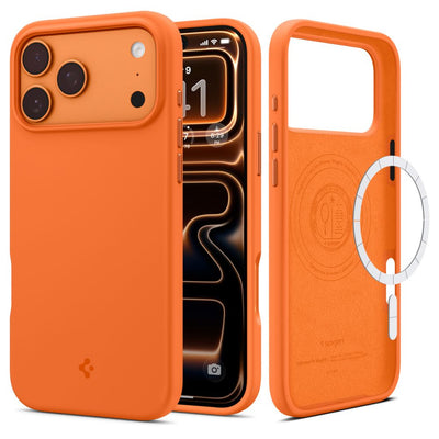 Husa Spigen Silicone Fit Mag Magsafe pentru iPhone 17 Pro Max - Portocaliu