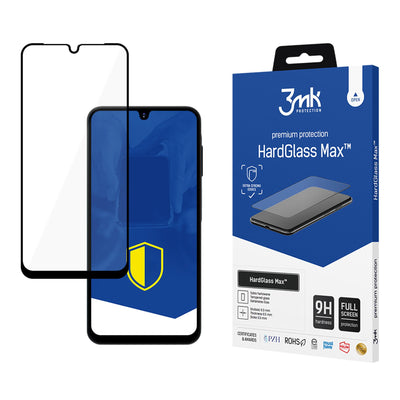 Folie Reinforced Full-screen sticla 3mk Hardglass Max Negru pentru Samsung Galaxy A16/A26/M16