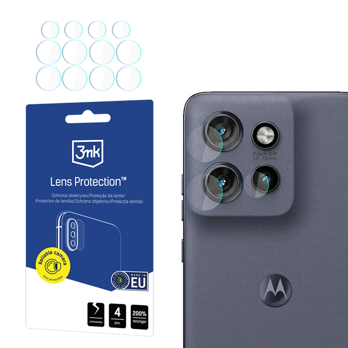 Folie 3mk Lens Protection™ Hybrid Camera pentru Motorola Edge 60 Neo 5G