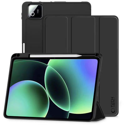 Husa Tech-protect Smartcase Pen pentru Xiaomi Pad 7 / 7 Pro / 8 / 8 Pro 11.2 - Negru