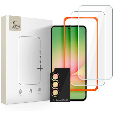Folie Tech-protect Easy Set+ 3-Pack sticla pentru Samsung Galaxy A37 5G